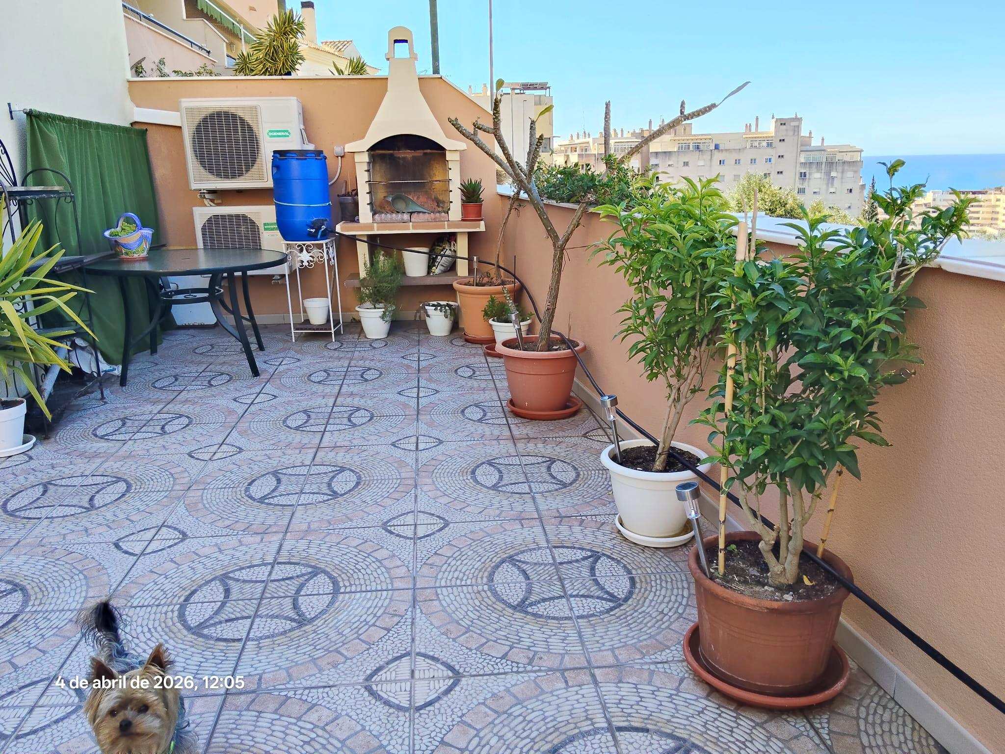 Espectacular piso con terraza, barbacoa, 2 garajes y piscina a 400 m de la playa